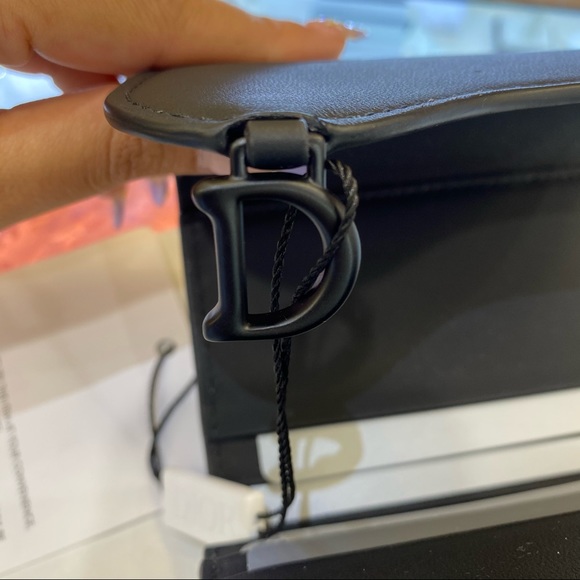 SOLD DIOR SADDLE WALLET IN ULTRA-MATTE CALFSKIN - Picture 3 of 13